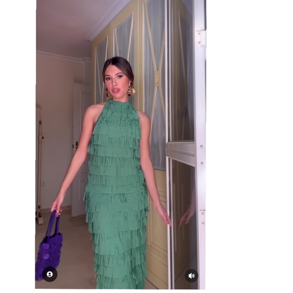 Zara Halter dress with fringe - Picture 9 of 11